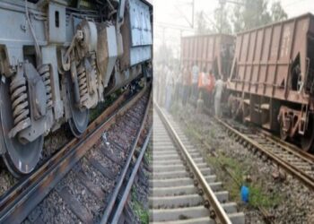 ट्रेन हादसा, दो हिस्सों में बंटी ट्रेन.. परिचालन बाधित