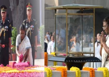 महात्मा गांधी और लाल बहादुर शास्त्री की जयंती पर श्रद्धांजलि
