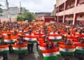 तिरंगा वितरण एवं राष्ट्रगान: राष्ट्रभक्ति और गौरव का सुंदर संदेश